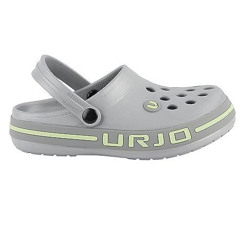 Image of URJO Streak Kid's Clogs /Sandals with Adjustable Back Strap Ultra Soft & Flexibility Anti Skid Comfortable Waterproof Daily Mules Clogs /Sandals Boy's & Girl's