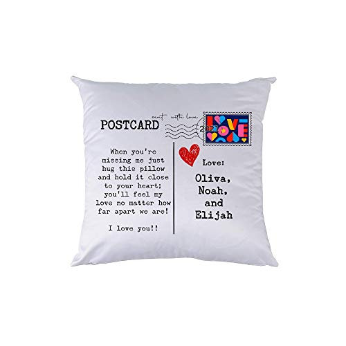 Product Image of the Personalized Mothers Day Gifts | Custom Mother's Day Presents | Pillowcases Your Photo and Message on Pillow | Gifts For Mom Dad Grandma Nana Pop Grandpa | Unique Birthday | 2021 Home Decor Postcard