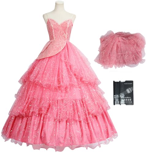 Robe de bal Glinda en tulle scintillant avec finitions haute qualité