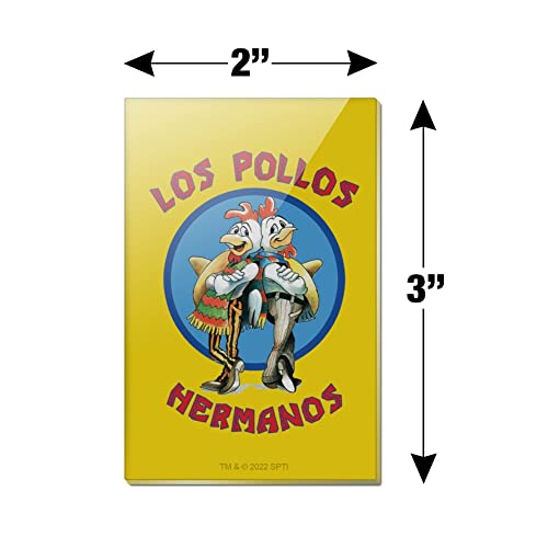 Imán decorativo rectangular Breaking Bad Los Pollos Hermanos miniatura 3