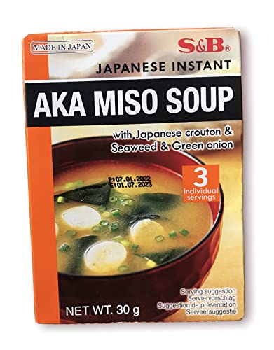 S&B - Sopa de miso oscuro instantáneo S&B aka 30g Japón - TF147025 - 3