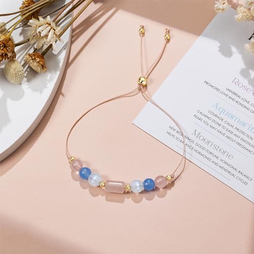 Fertility Moonstone Healing Bracelet for Women - Pregnancy Gift, First Time Mom Support, Spiritual Hope Bracelet2