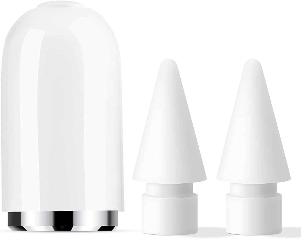 Magnetic Replacement Cap and Tips Replacement Compatible with Apple Pencil 1st (3 Pack)