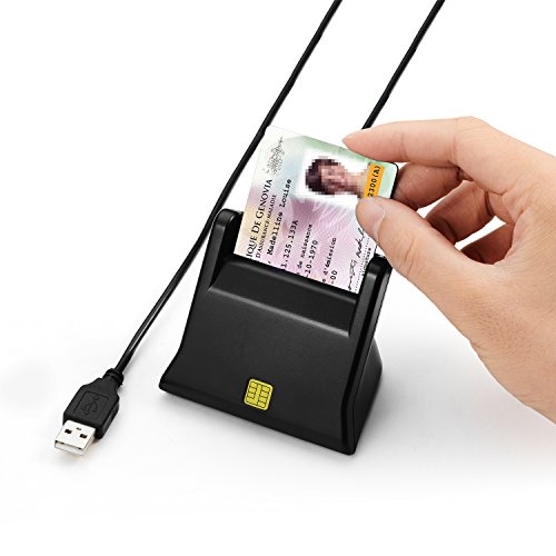 Smart Card Reader Rocketek DOD Military USB Smart Card Reader/CAC Common Access Card Reader Writer/RT-SCR2