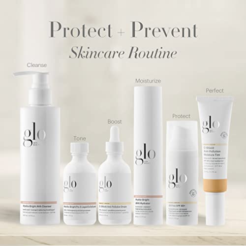 Glo Skin Beauty Oil Free Spf 40+ Hyaluronic Acid Infused All Mineral Sunscreen - Protect Against Sun Damage & Aging Environmental Skin Stressors - Weightless, Invisible Finish #TOP6