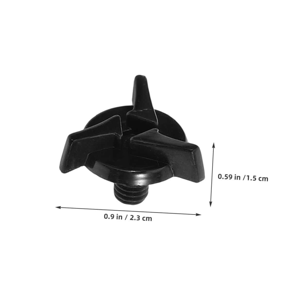 GLEAVI Motorcycle Nut and Screw Set 12pcs Universal Fit Black Plastic for Visor Replacement and Repair