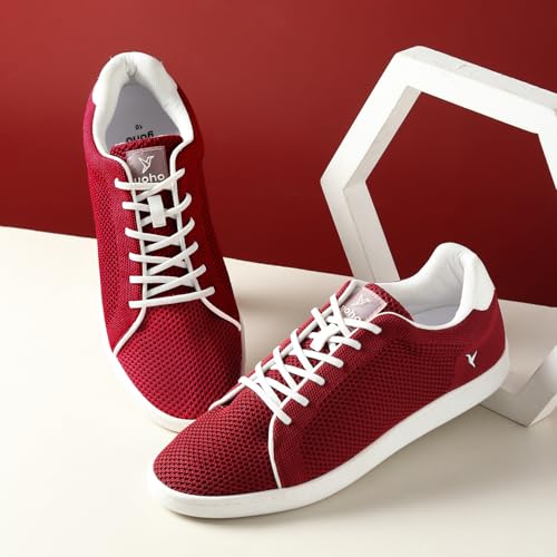 Image of YOHO Wind Sneakers for Men | Stylish Casual Shoes with Elastic Laces | Comfortable, Stretchable & Ultra-Lightweight | Premium Breathable Mesh Fabric