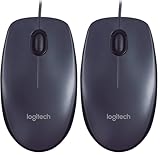 Aucun Logiciel Requis: Il vous suffit de connecter le câble de la souris M90 au port USB de votre ordinateur et le tour est joué ! Cette souris filaire est compatible avec Windows et Mac