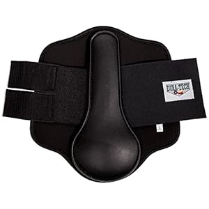 Impact Pro Horse Splint Boots | Size Medium (14.3h-15.2h) | Color Black | Advanced Horse Leg Protection | 360D Coverage | Impact Shielding | Secure Fit | Perfect for Training & Turnout