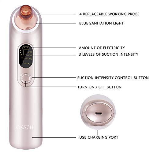 OKACHI GLIYA Aspiratore Punti Neri Viso Rimozione