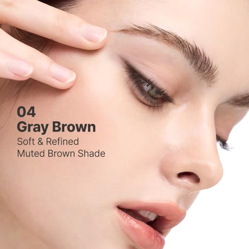 Image of CLIO Extreme Gelpresso Pencil Eyeliner, Gel Smooth Waterproof Formula, High Pigment Color, Smudge Proof Long Wear, Creamy Glide, Tightline Blend Control, Safe for Sensitive Eyes (004 Gray Brown)