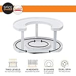 Allstar Innovations Spice Spinner Two-Tiered Spice Organizer & Holder That Saves Space, Keeps Everything Neat, Organized & Within Reach With Dual Spin Turntables - Image 3
