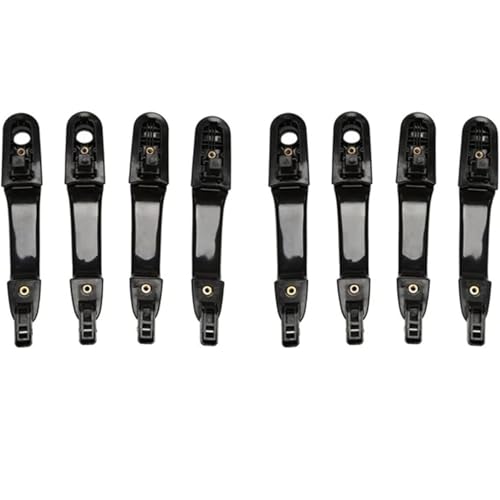 Poignée de porte extérieure pour Hyundai Tucson 2005-2009, finition noire mate haute durabilité