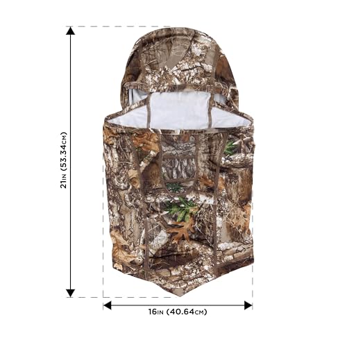AC ALLEN unisex-adult Balaclava Camo Balaclava Face Mask with Mesh - Realtree Edge (pack of 1)