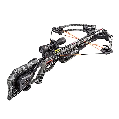 Wicked Ridge Rampage 360, Peak Camo - 360 FPS - Equipped with 3X Multi-Line Scope