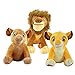 Yasdf 3 Piezas El Rey León Simba Mufasa Nala Juguete De Felpa 27 Cm, Juguetes De Peluche Suave, Muñeco Simba Joven, Regalos para Niños
