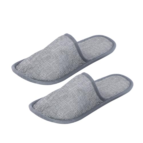 Ipetboom Hotel Spa Slippers 10 Pairs Non-slip Washable Slippers for Home Travel