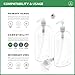 Bar5F Empty Shampoo bottles with Pumps Dispenser 32 oz (1 Liter) Leak-Proof Large Empty Refillable BPA-Free 2-Pack