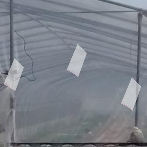 Gatuida Greenhouse Film Tape Patch Greenhouse Covering Tape Duct Heavy Duty Clear Uv Garden Nursery Membrane Heavy Duty White Duct Tent Tarpaulin 100mm - Image 4