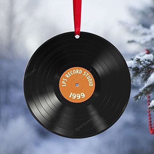 Personalized Vinyl Records Machine Ornament, Vinyl Record Ornament, Music Ornament, Vinyl Ornament, Record Ornament, Gift For Music Lover, Ornament 2022 For Music Player Ornament (Vinyl 2) #TOP5