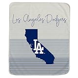 Pegasus Sports Los Angeles Dodgers State Stripe Blanket