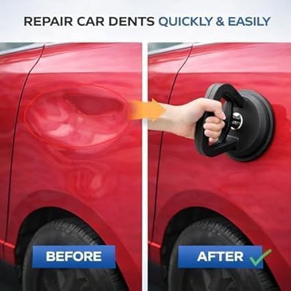Image of 10 PCS Car Cleaning Kit for Interior & Exterior, Car Detailing Tools with Microfiber Duster, Cleaning Brushes, Oil Film Brush, Glass Anti-Fog Spray, Suction Cup Dent Puller & Mini Air Duster