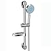 PGFUN duschstange Duschset-duschkopf mit schlauch und halterung-5 Strahlarten Regendusche-Duscharmatur Duschset mit Kopfbrause Brauseschlauch für Badezimmer,Duschstand Duschlift mit Seifenschale.