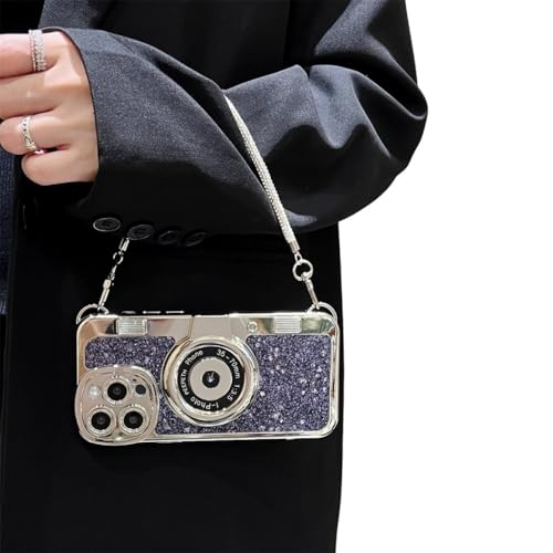 iPhone 15 Pro Max 15 Plus 14 11 12 13 Pro �p��������J�����P�[�X�AiPhone 14 Pro �p�O���b�^�[�u���X���b�g�J�o�[�A���X�g�X�g���b�v�P�[�X�A�p�[�v���AiPhone 15 �p