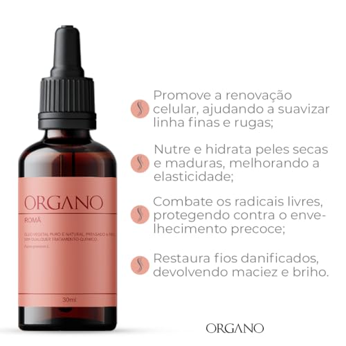 Óleo Vegetal De Romã 100% Puro E Natural - 30ml