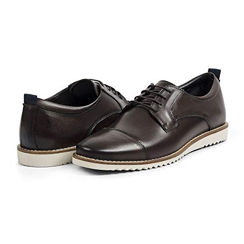 Sapato Brogue Masculino Couro Legítimo Calçadonet 29000 Café 42