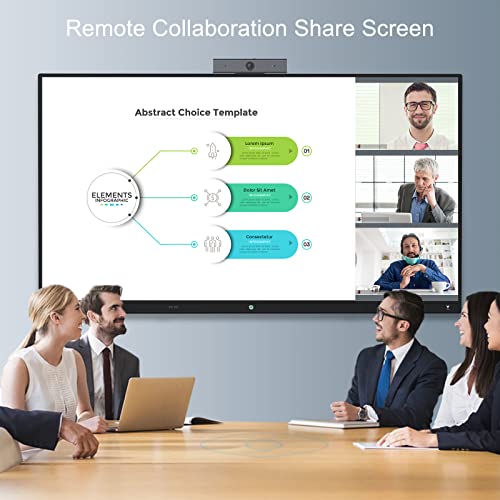 Tiburn 75 Inch Interactive Whiteboard, 4K Uhd Smartboard Touchscreen Display, Smart Whiteboard With Wall Mount And Movable Stand, Remote Collaboration Smart Board For Classroom And Businesses #TOP4