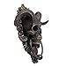 Horned Skull Door Knocker Skeleton Head Gothic Doorknocker Decor for Front Doors S