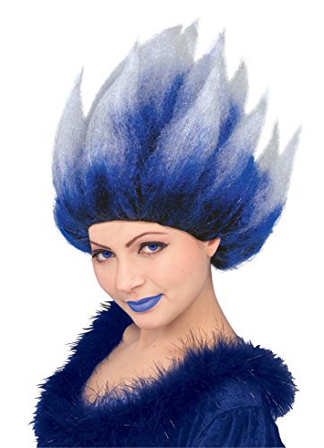 Elemental Fire Ice Spiked Wig Costume Accessory