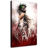 Attack on Titan Poster Japan Anime Canvas Aesthetic Fashion Canvas Wall Art Decor Modern Painting...