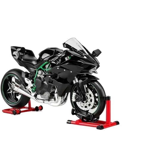 Moto en Alliage Kawasaki H2 H2R Miniature Échelle 1:9 Cadeau pour Passionné