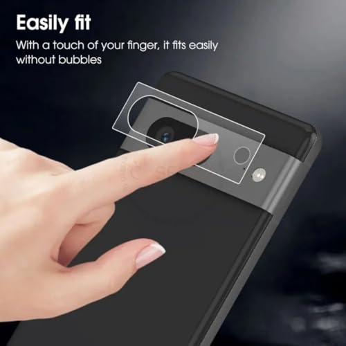 Image of Camera Lens Protector for Google Pixel 8A - 9H Tempered Glass, Scratch-Resistant Camera Glass Protector (Transparent)