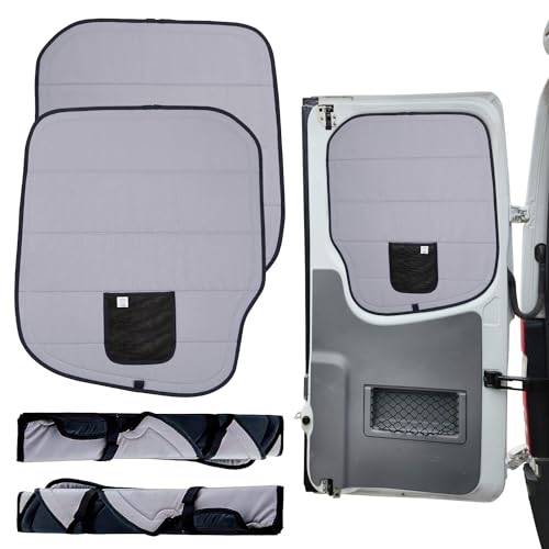 Living in a Bubble Mercedes Benz Sprinter Insulated Blackout Rear Window Covers - Vanlife Must Have Accessories & Van Life Essentials (Pair) (Sprinter...