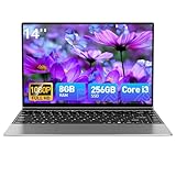 Wvryrv 14'' Laptop Computer 8GB RAM 256GB SSD Win 11 Laptop, Core i3 6100U Processor,1080P FHD IPS Display, USB3.0, WiFi5, Mini HDMI, BT5, Webcam, Lightweight Laptops for Business & Student