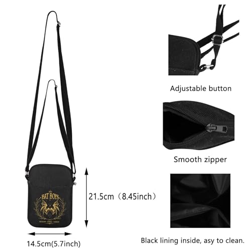 B Boys Crossbody Bag Fantasy Book Gift Book Merch Rhysand Azriel Cassian Crossbody Bag Bat B-oys Fan Club Crossbody Bag2