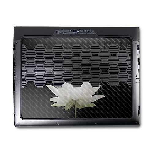 Image of MightySkins Carbon Fiber Skin Compatible With Alienware M18 R1 (2023) Full Wrap Kit - Twilight Lotus | Protective Durable Textured Carbon Fiber Finish | Easy To Apply & Change Styles | Made in the USA