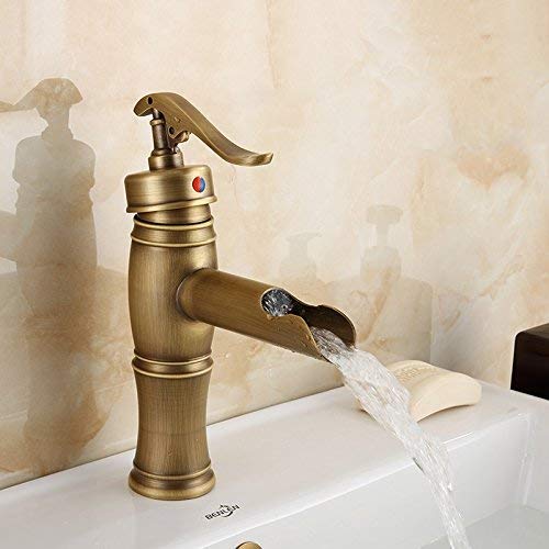 Robinet de navire laiton ancien pour vasque a poser