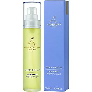 Aromatherapy Associates Deep Relax Sleep Mist 50 ml – Sweet Dream, Good Night Sleep, Highly Efficacious, Hand-Crafted Blend, Grounding Vetiver, Soothing Camomile, Relaxing Sandalwood