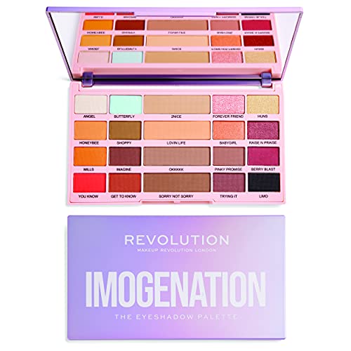 Image of Makeup Revolution X Imogenation The Eyeshadow Palette, Multicolor, 20.8g (Pack of 2)