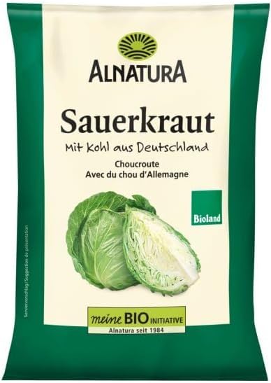 Alnatura Bio Sauerkraut, 500g (Packung mit 5)