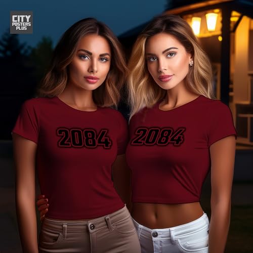 Crop top marron 2084 opaque et confortable pour silhouette sublimée