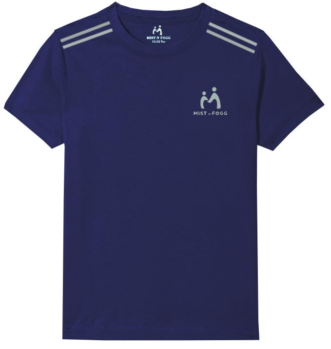 Image of MIST N FOGG Boys and Girls Sports Dry Fit T-Shirts and Short Set
