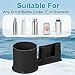 PATIKIL Paddle Board Cup Holder Kayak Drink & Phone Holder Stand Up Paddle Board Accessories Portable Universal Cup for Drink Water Bottle Cup, Black