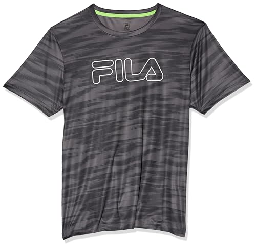 Camiseta Masc. Fila Sport Print,Preto Estampado,M