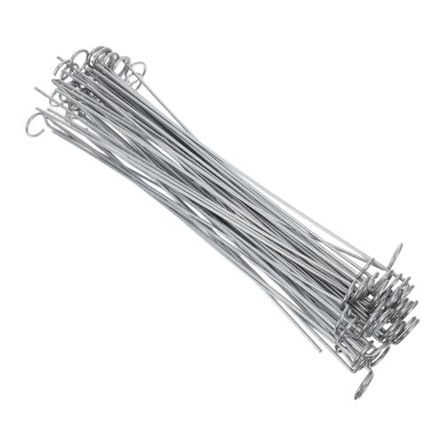 Palo de luz para jardín elegante de metal plata SOIMISS compatible con bombillas C7 y C9