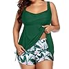 Aqua Eve Women Plus Size Tankini Swimsui...